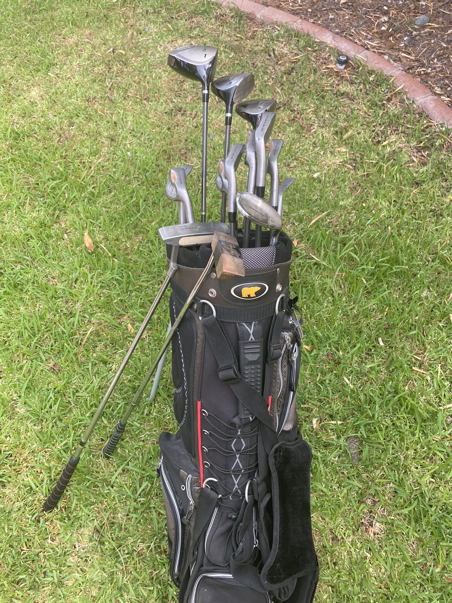 Golden Bear golf club sets with 2 putters