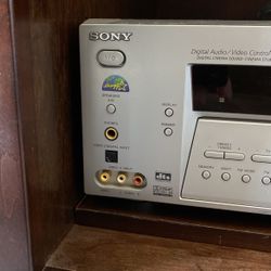 Sony Receiver And 2 Speakers