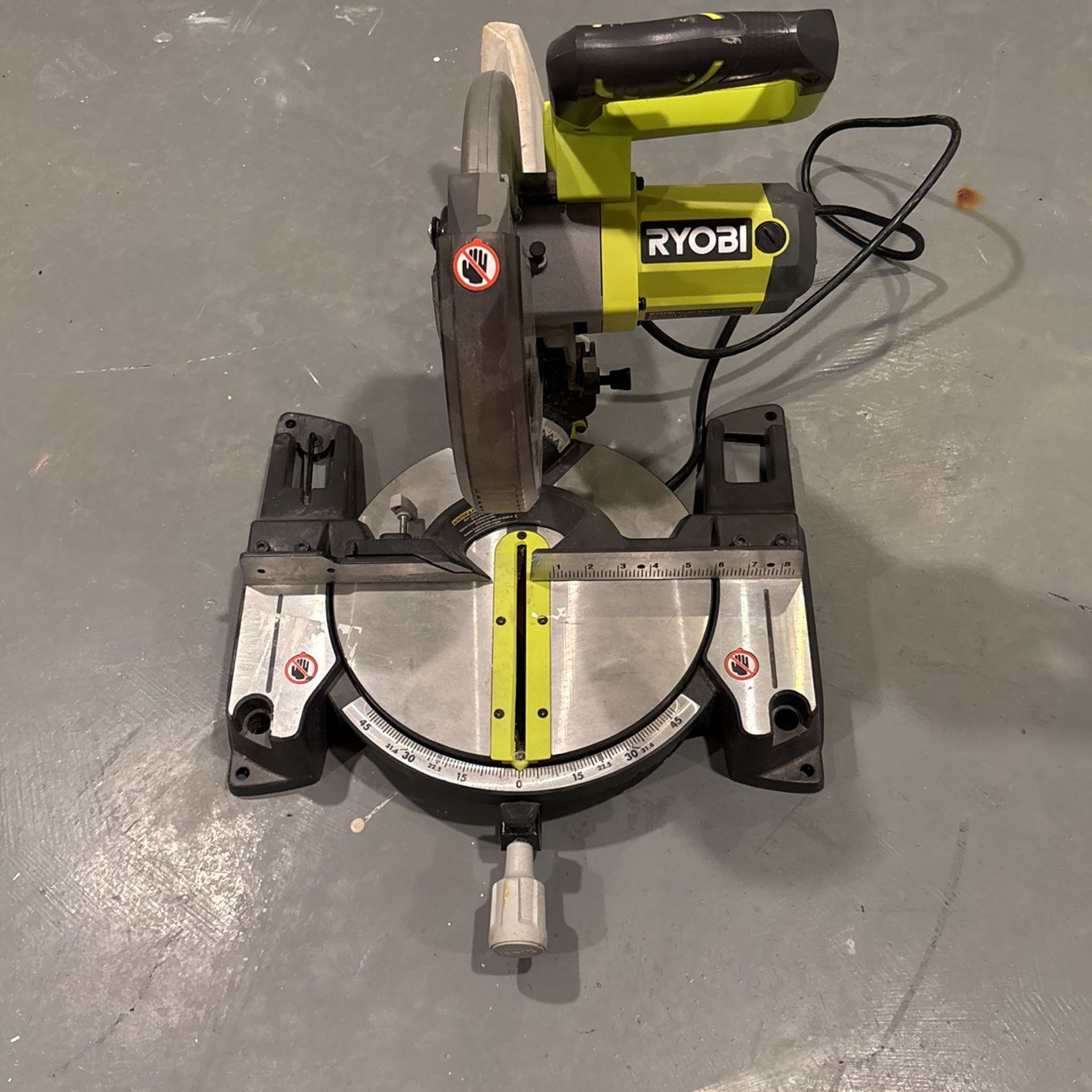 Ryobi miter saw, like new