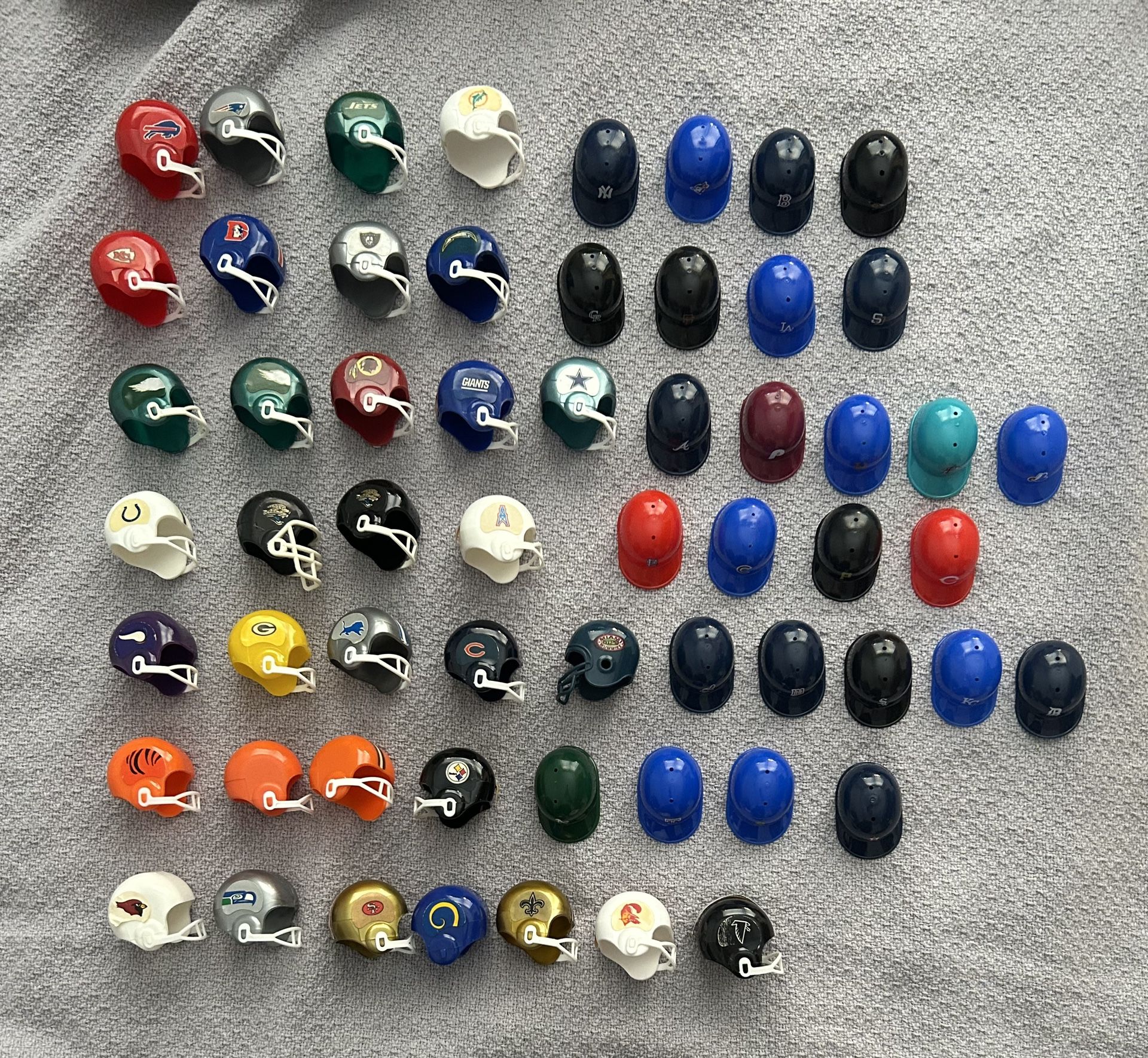 Vintage Collection NFL/MLB Mini-Plastic Helmets