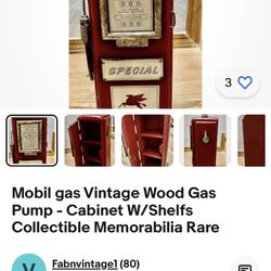 Rare Mobile Gas Advertisement 