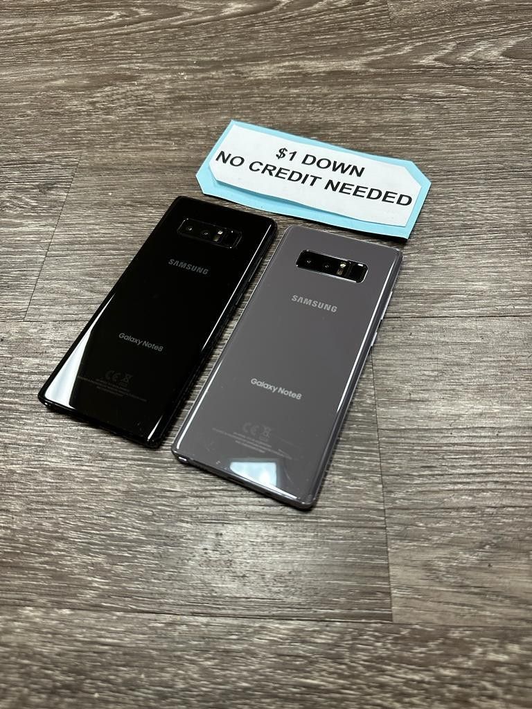 Samsung Galaxy Note 8 Unlocked PAYMENTS AVAILABLE FOR AS LOW AS $1 DOWN NO CREDIT NEEDED