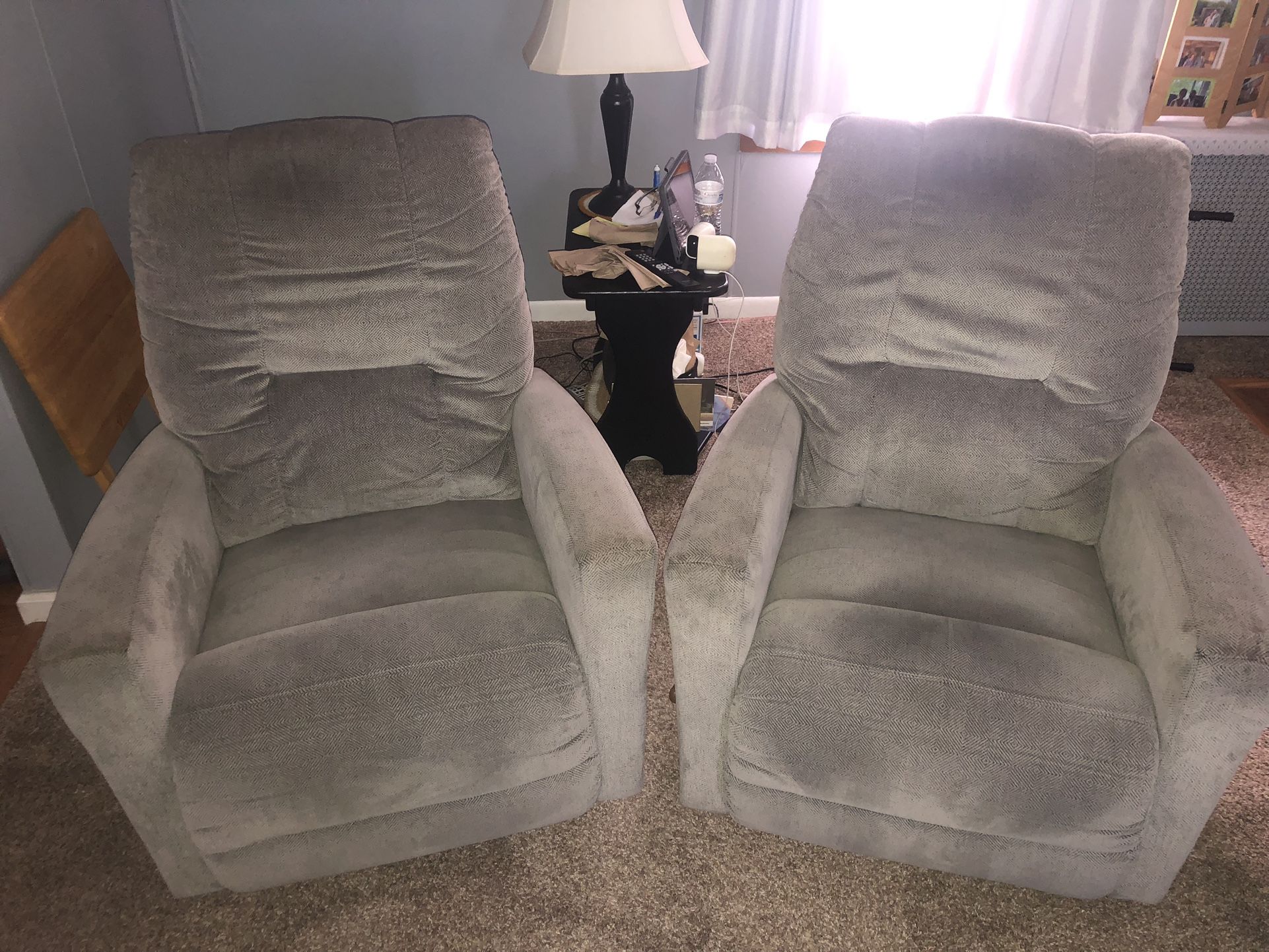 LAZY-BOY CASEY (2 CHAIRS) GREY