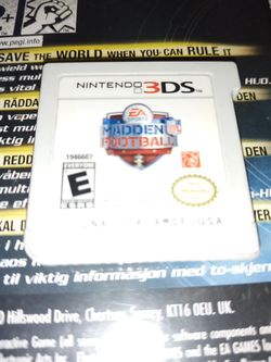 Nintendo 3ds Madden football