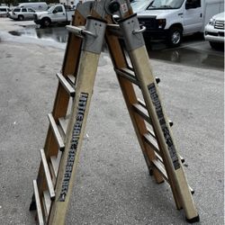Little Giant Fiberglass Multi Postion Ladder - 22 Feet Good Condition! Retails $373.99 