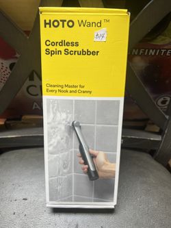 HOTO Wand Cordless Spin Scrubber