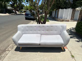Stylish grey sofa