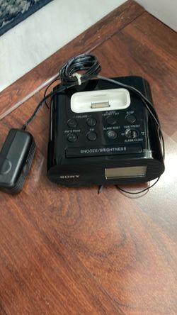 Sony clock radio connects to old style iPod