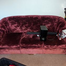 Antique Couch And Chair. Paid $4000 A Yr Ago To Reupholster The Couch