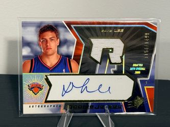 2005-06 SPx David Lee RC Auto Jersey Rookie Patch /499 Knicks #115/499