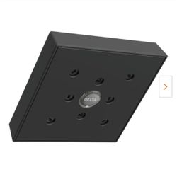 Delta RP70171-15 1.5 GPM Universal 6"W Single Function Shower - Black