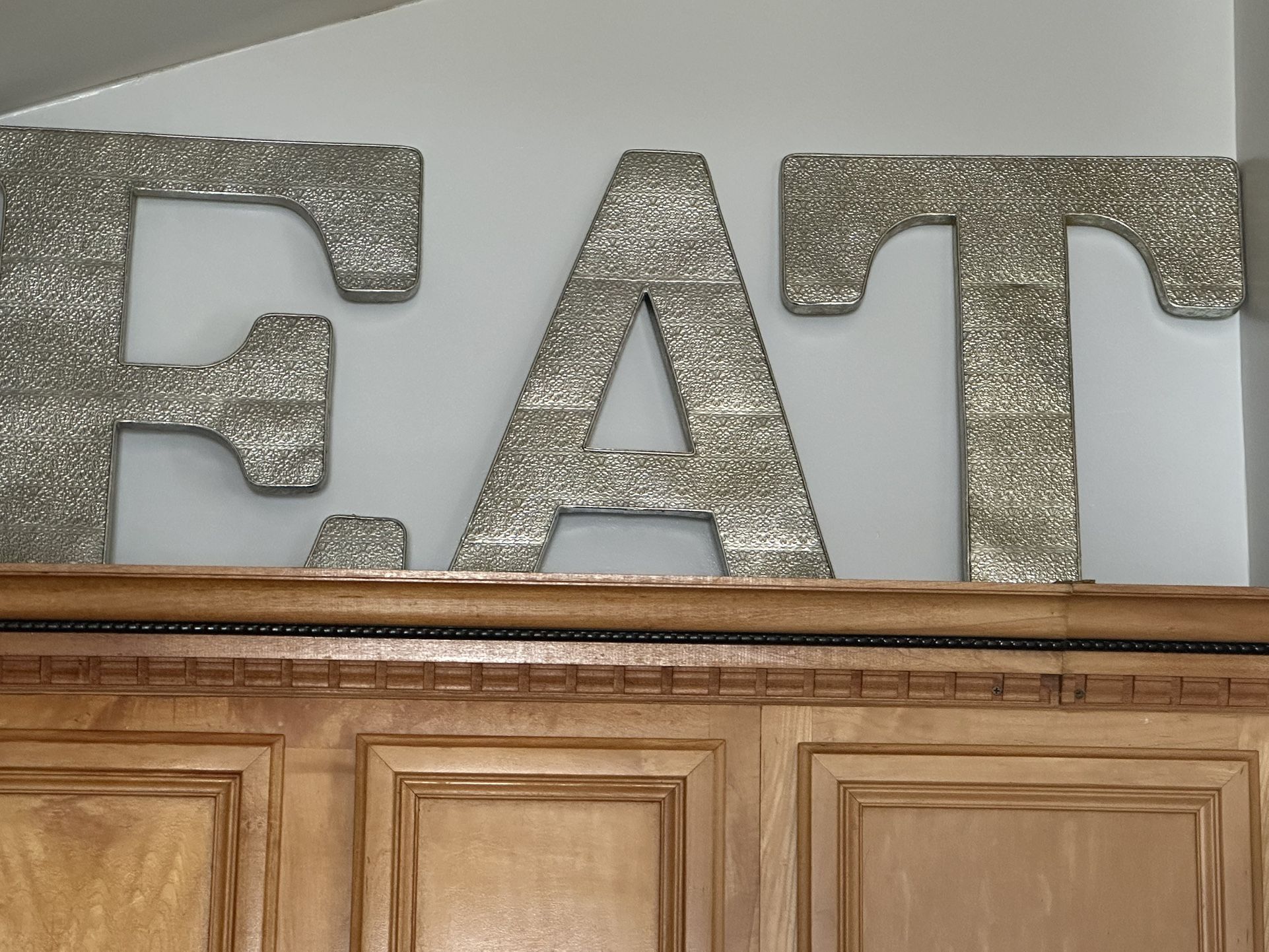 Huge Metal Letters