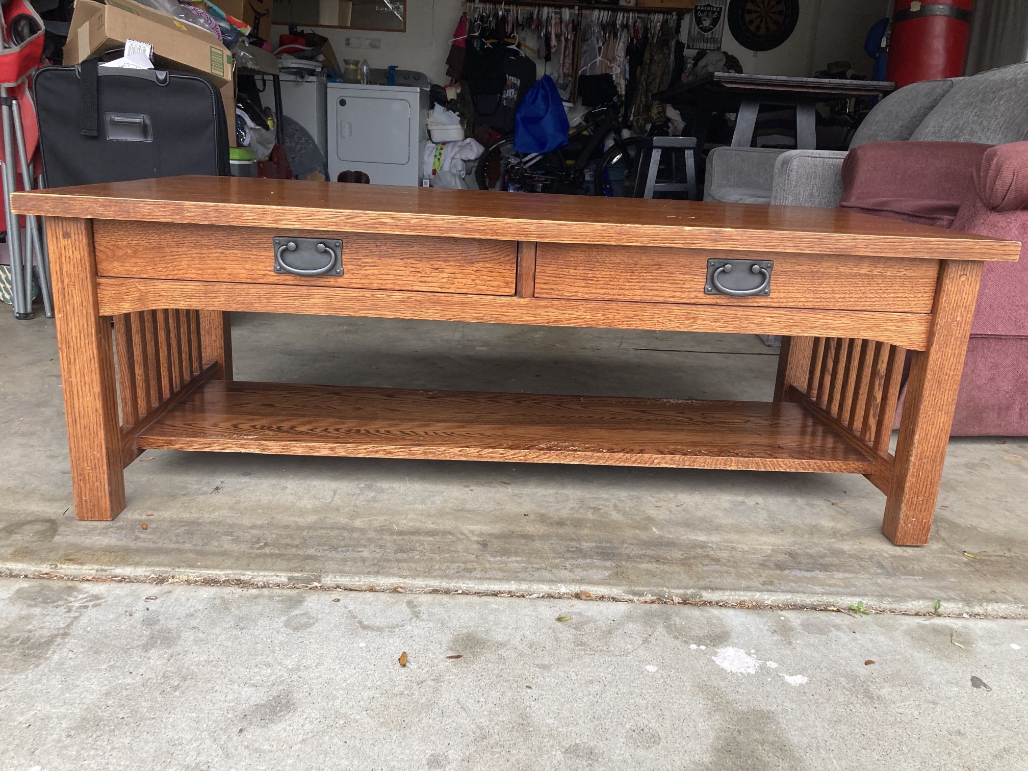Coffee Table w/ two drawers 