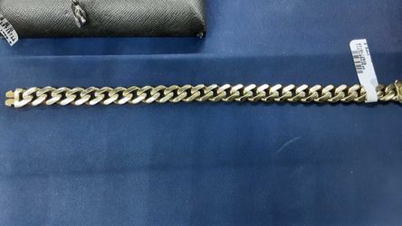 Cuban Link Bracelet - Yellow Gold 10k (.417) 10.9 grams 8 inch