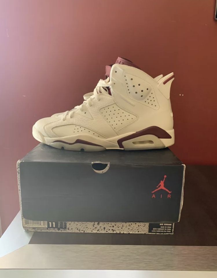 Air Jordan 6 Maroons Retro