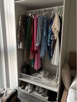 Small wardrobe 1 year old 40”x93”H $200