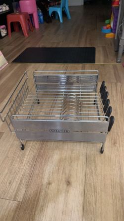 Sabatier Expandable Stainless Steel Dish Rack