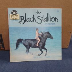 1982 The Black Stallion Movie 33 1/3 RPM Record & read along story Book