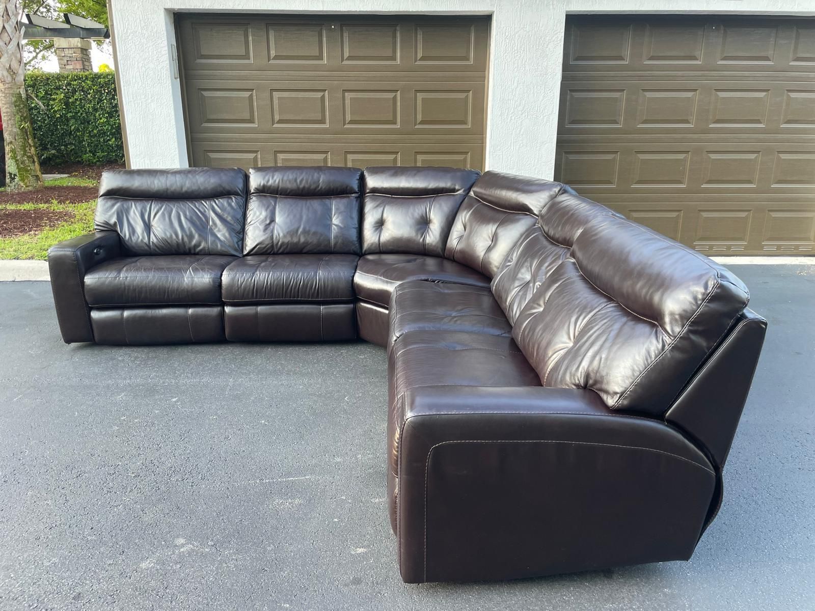 🛋️ Couch/Sofa Sectional - Brown - Recliners - Leather - Delivery Available 🚛
