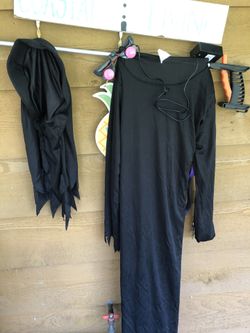 Grim Reaper costume boys size 14-16