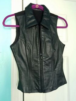 Wilson leather vest
