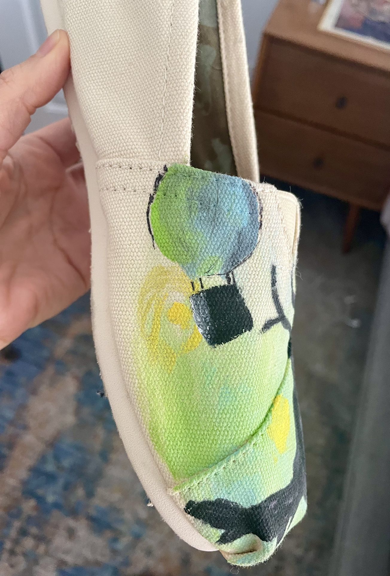 Hand painted Fire-Fly Festival Tom's (5.5)