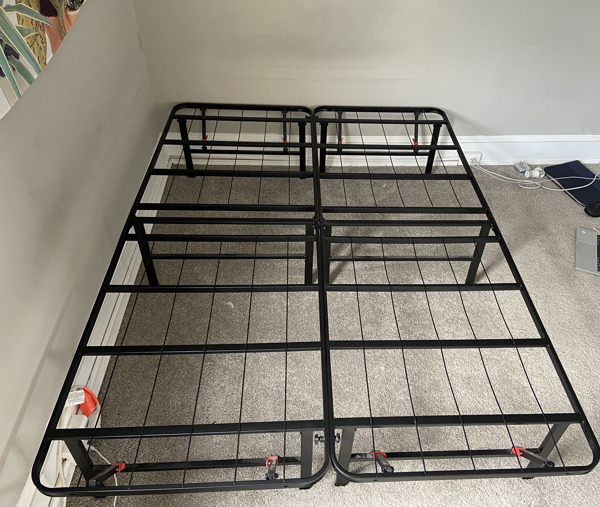 Foldable Full Size Bedframe!!! Fairly new! Pick up only!