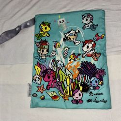 Tokidoki x Itzy Ritzy Wet Bag Mermicono Blue