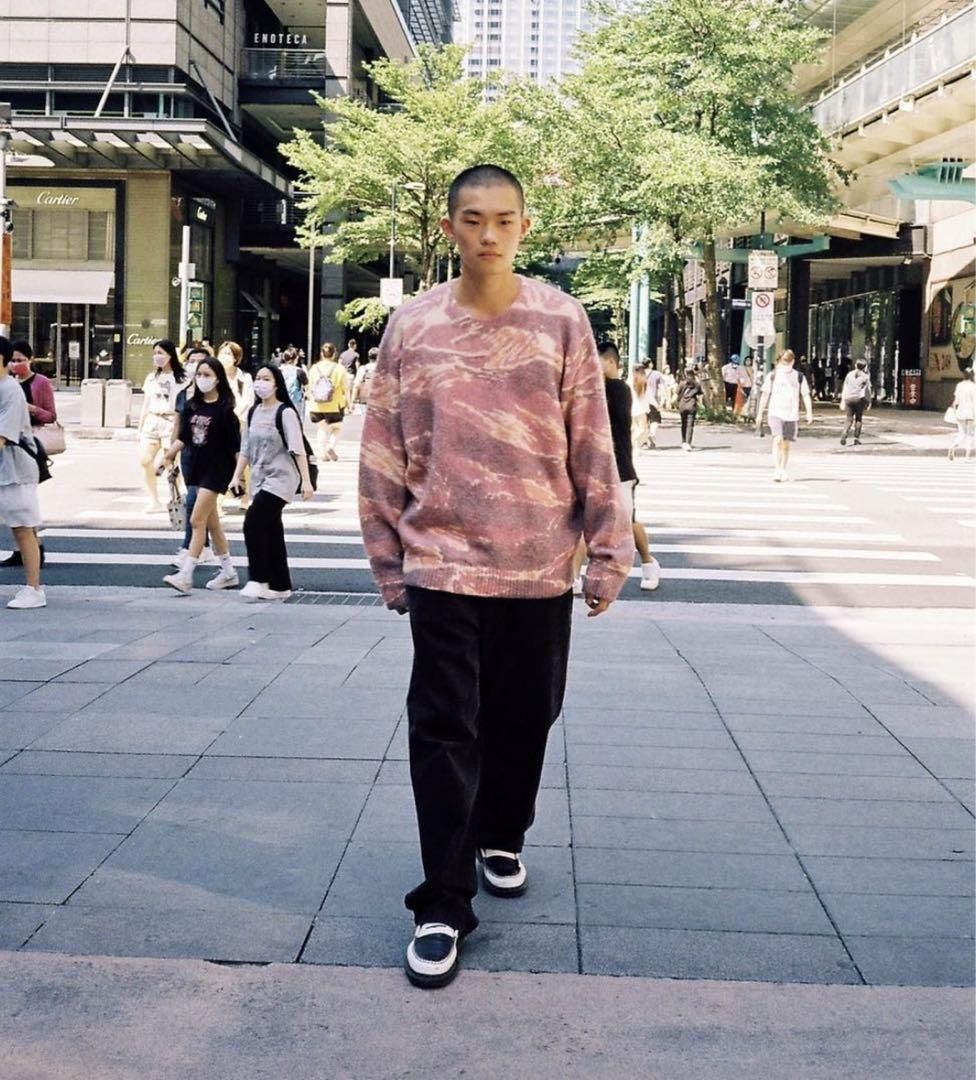 Stussy Tigris Paint Sweater Size XL