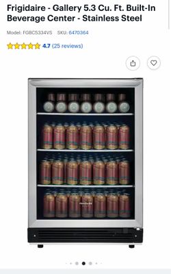 Frigidaire Gallery 5.3 cu. ft. Beverage Center Cooler with LED