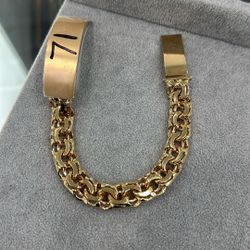 10k Gold Chino Bracelet