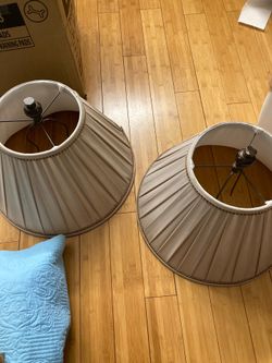 Two lamp shades for $10 both