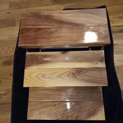 Custom Redwood Steps For RV or Home. Kitchen