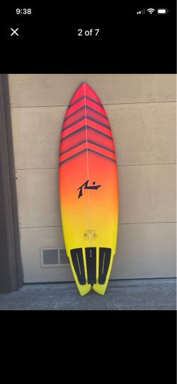 5’11 Rusty custom Offspring Twin Fin