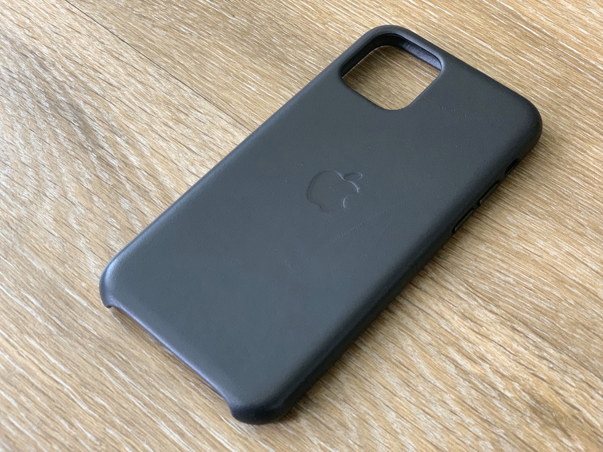 Nearly New Apple iPhone 11 Pro Black Leather Case