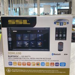 SSL-DDML69B SSL Double Din 6.9 inch Mechless Media Receiver