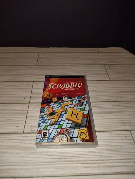 Scrabble Crossword Game (Sony Playstation Portable PSP, 2009) Complete