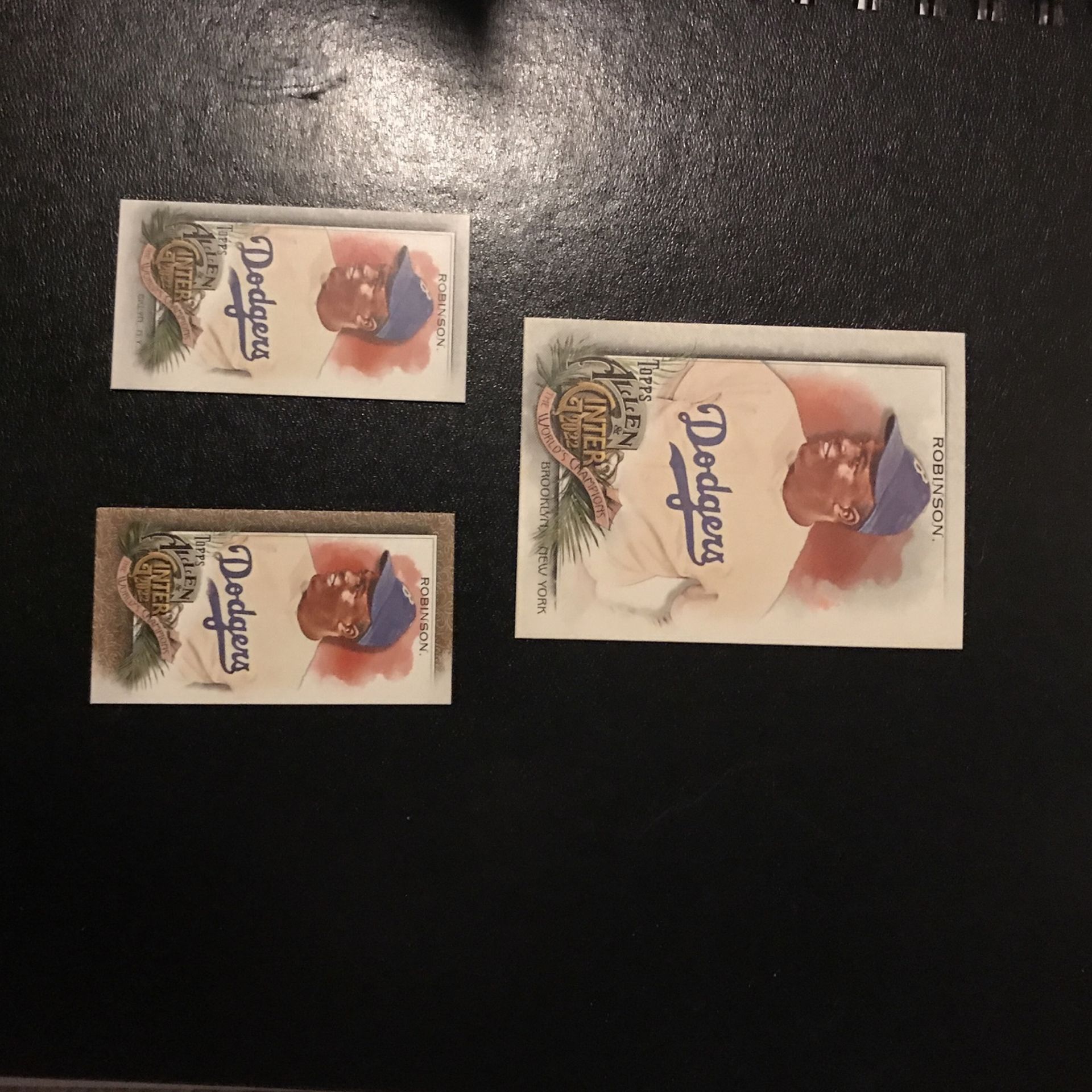 2022 Topps Allen & Ginter -Jackie Robinson - Base & Base Mini Gold Parallel