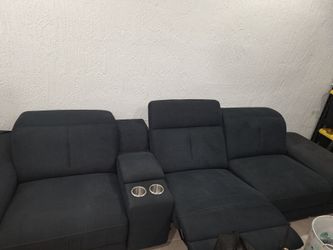 Reclining seats.