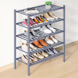5 Tier Wooden Shoe Rack