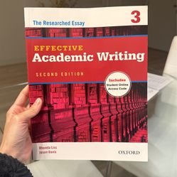 Effective academic writing second edition 