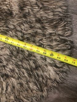 Furry rug