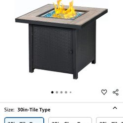 Outdoors Propane Fire Pit 
