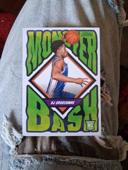 2026 Panini Score-A-Treat VJ Edgecombe #253 Philadelphia 76ers "Monster Bash" Rookie Card. Near Mint/Mint Condition.