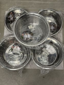 Stainless Steel Mixing Bowl Set with Colander 30cm/12inch Kitchen Prep Bowls