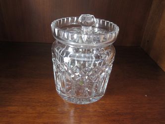 WATERFORD CRYSTAL BARREL With LID