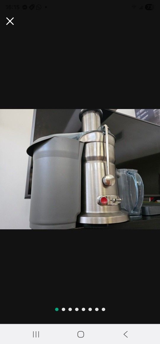 Breville - Juice Fountain Cold Electric Juicer - Silver