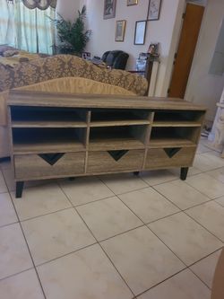 TV Stand in Light Brown