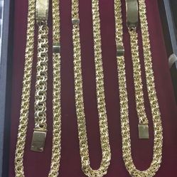 Chino Link Chains And Braclets GF