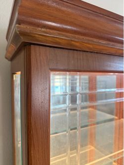 Glass display cabinets curio cabinet